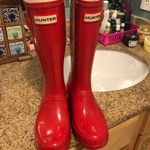 Hunter rain boots