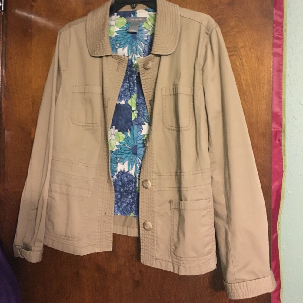 Ann Taylor khaki jacket