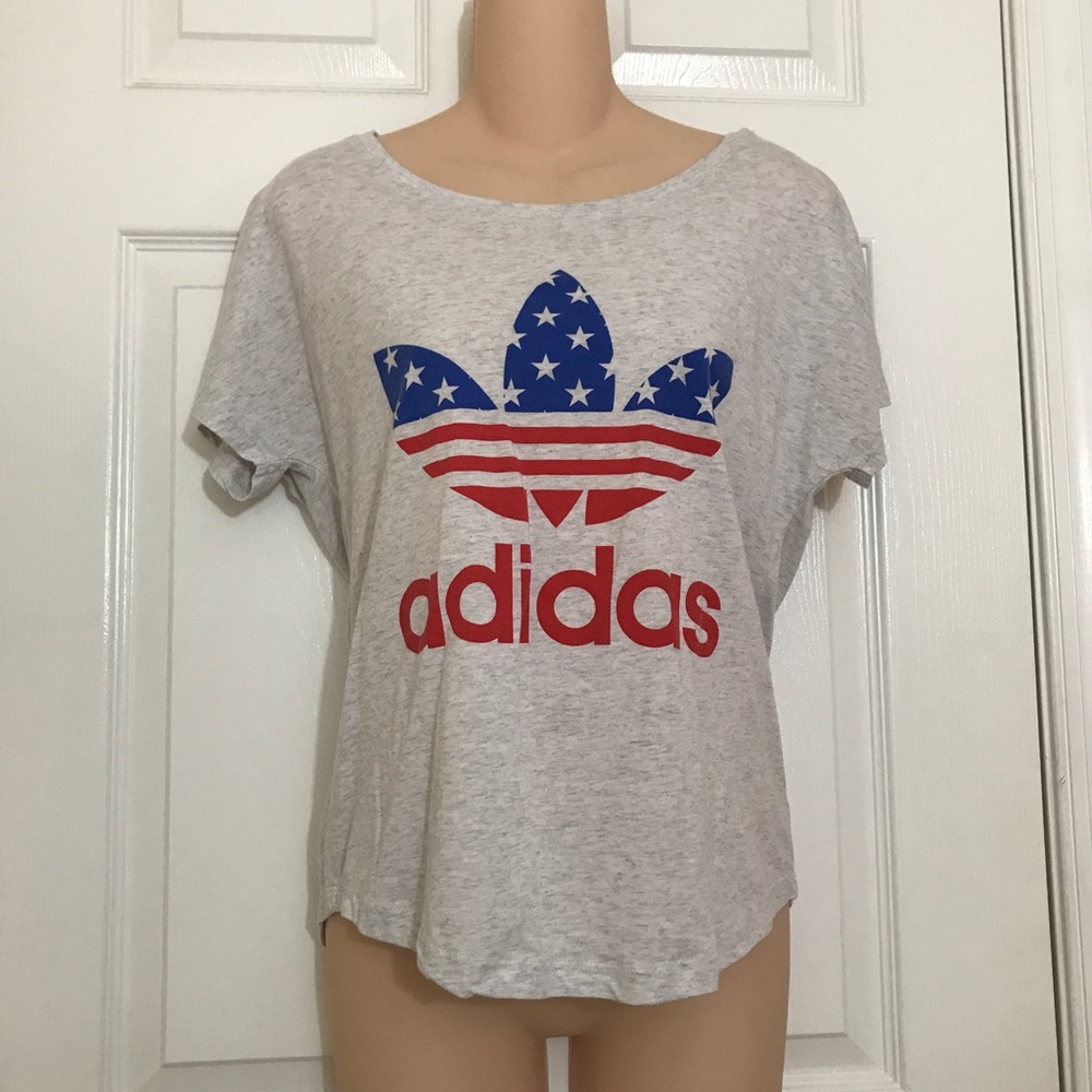 Patriotic Adidas Tee