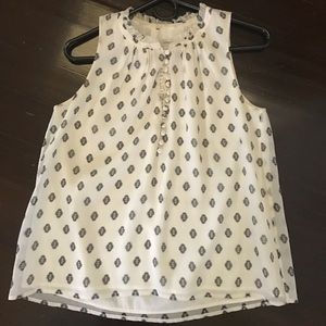 J. Crew sleeveless blouse