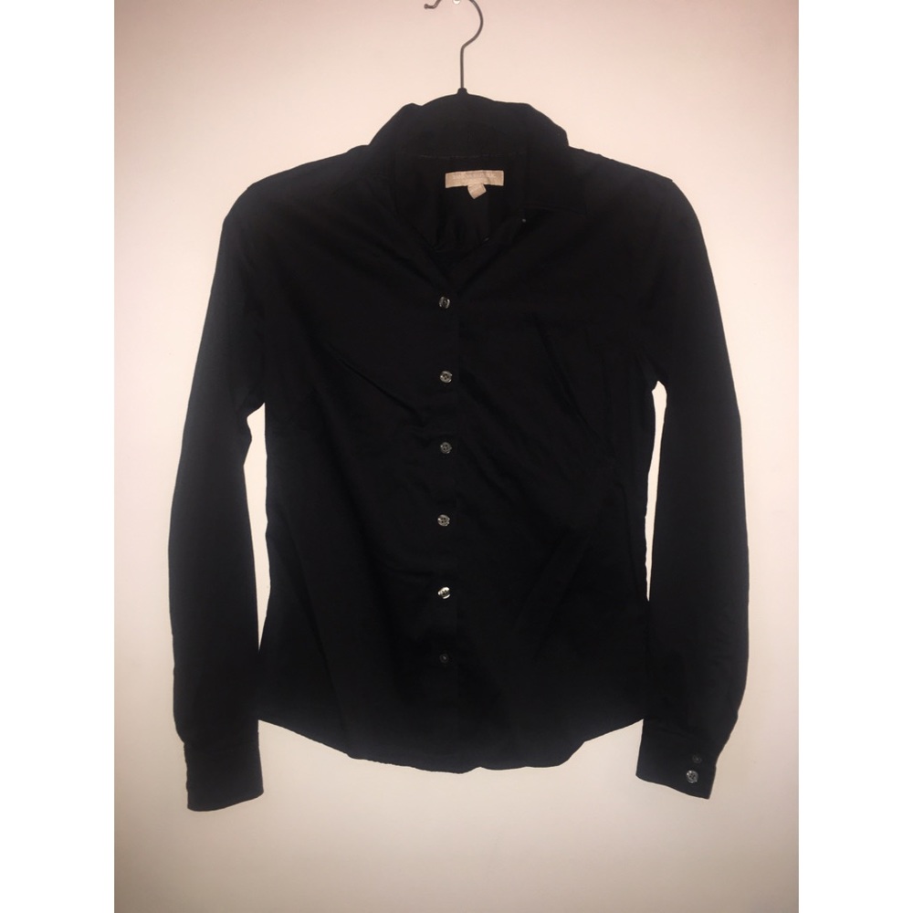 Banana Republic Black Button Down Shirt