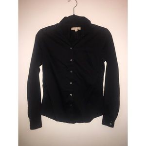 Banana Republic Black Button Down Shirt