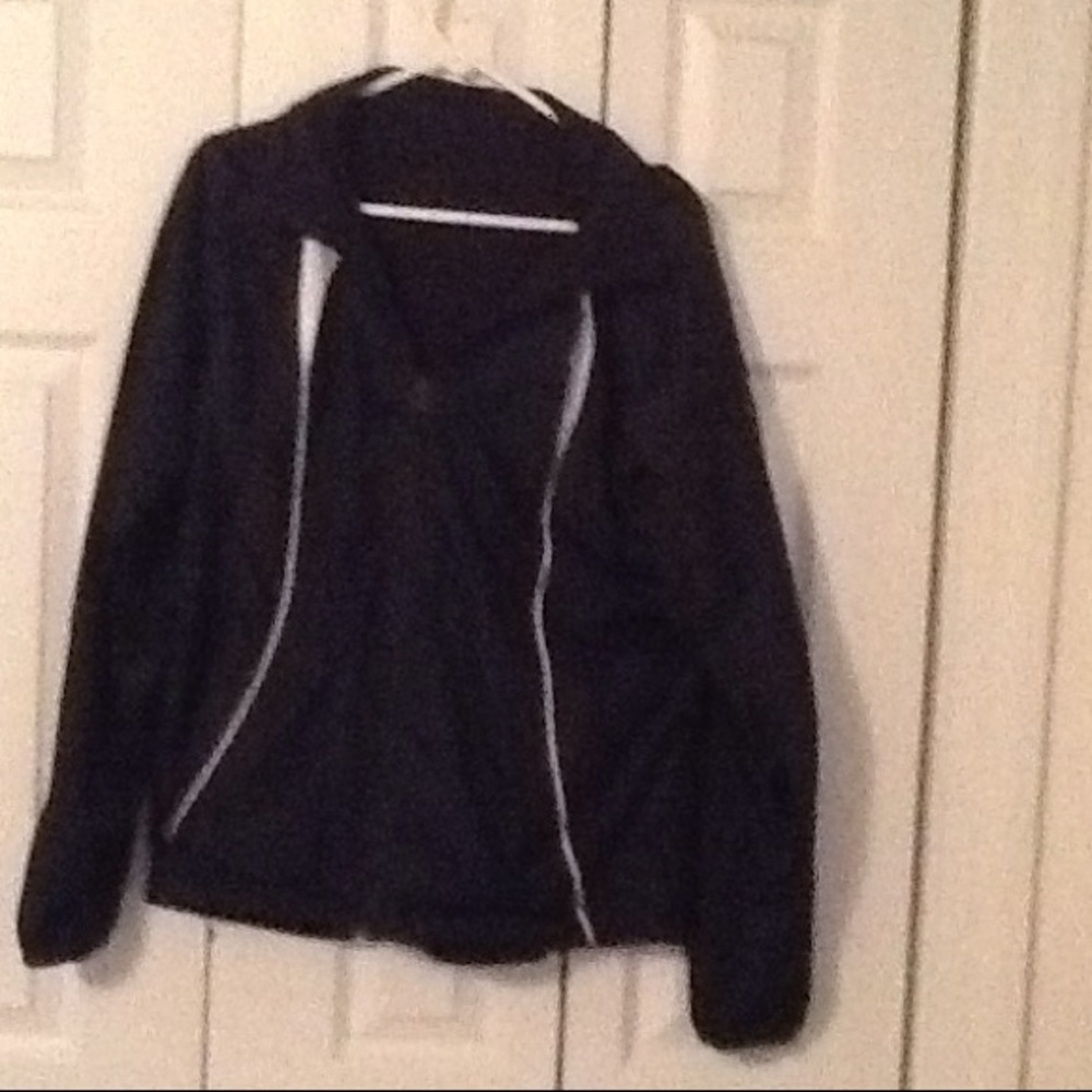 Navy reversable ladies L jacket/windbreaker