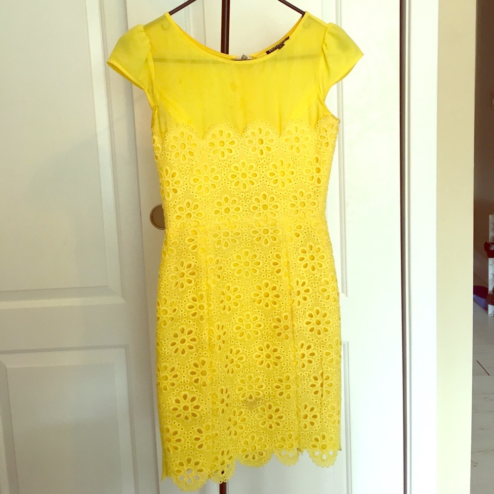 Yellow Lace Dress