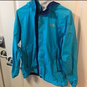 Blue North Face Rain Jacket
