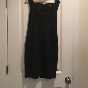 Black Express  business casual dress,gold zipper