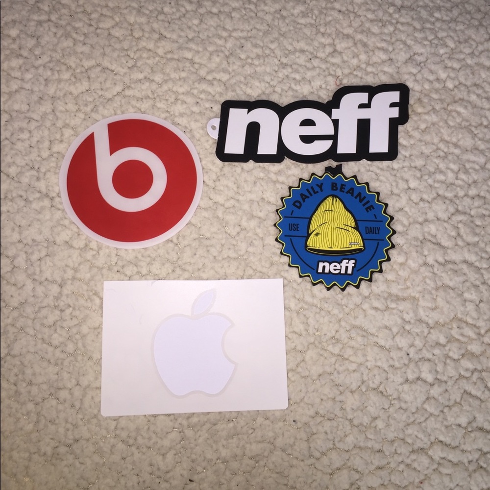 ❗️STICKER BUNDLE ❗️INCLUDES BEATS, NEFF, APPLE