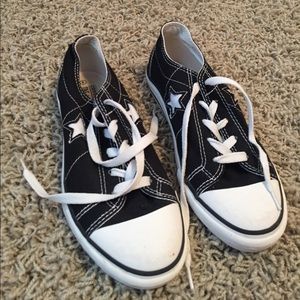 Black Converse- kids