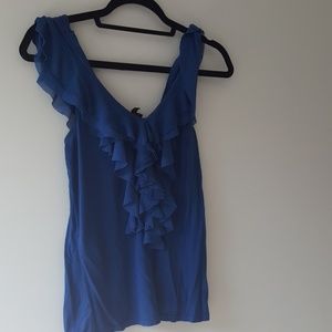 Ruffled tank top