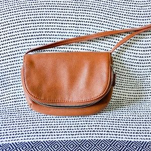 Aeropostale crossbody Cognac brown bag
