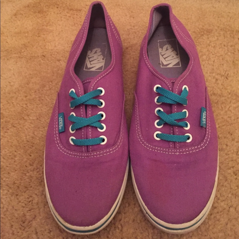 Purple and Blue Vans