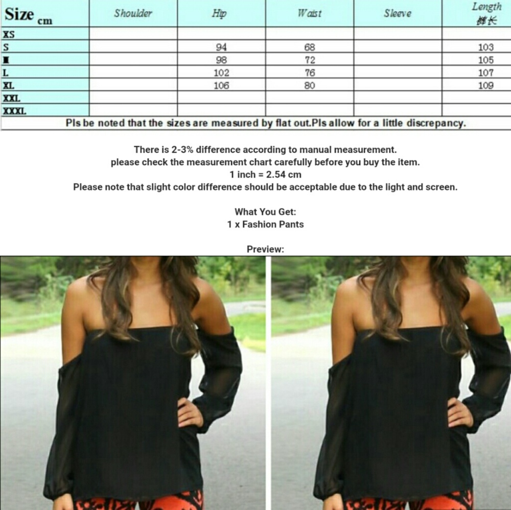 Hippie wide Palazzo pants - Picture 3 of 3