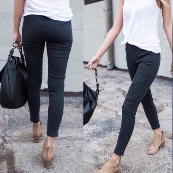 Moto Jeggings - Picture 2 of 8