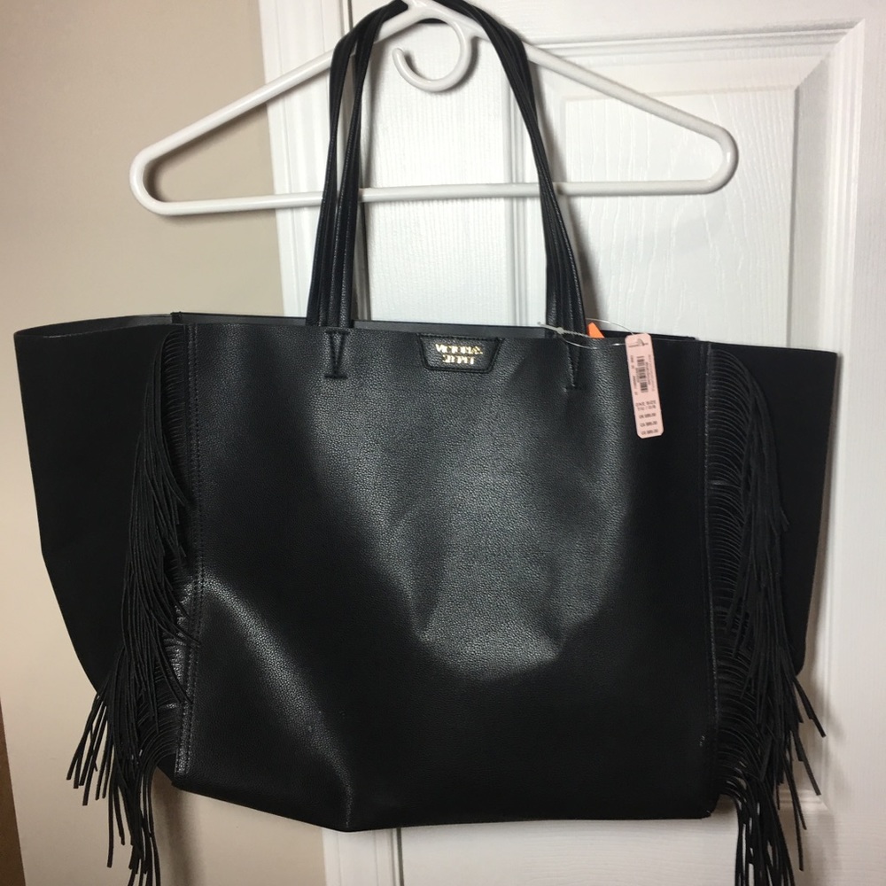 Sale! Free goodies (NWT) VS duffle. Fringe.