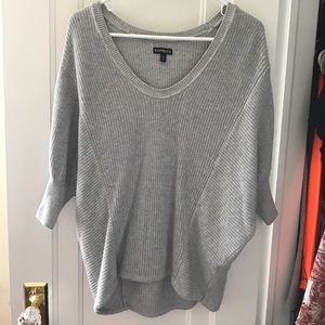 Express grey sweater