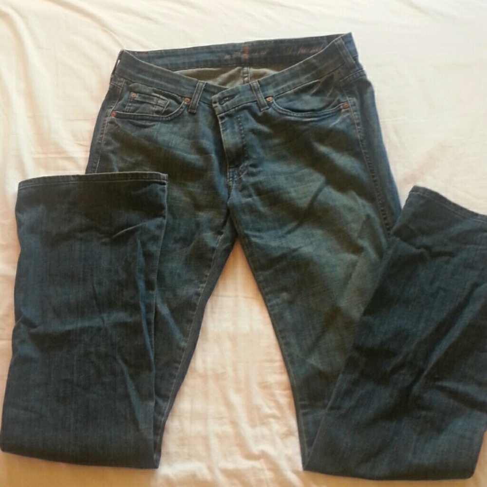 7 for mankind A pocket boot cut  jeans sz32
