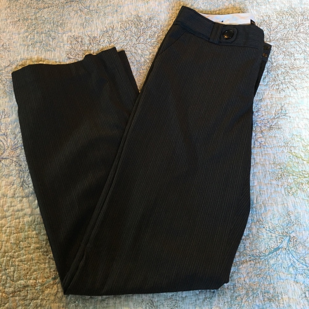 Martin fit pinstripe trousers