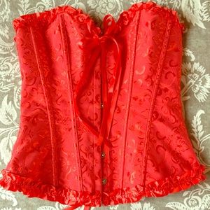 Adore Me Red Corset
