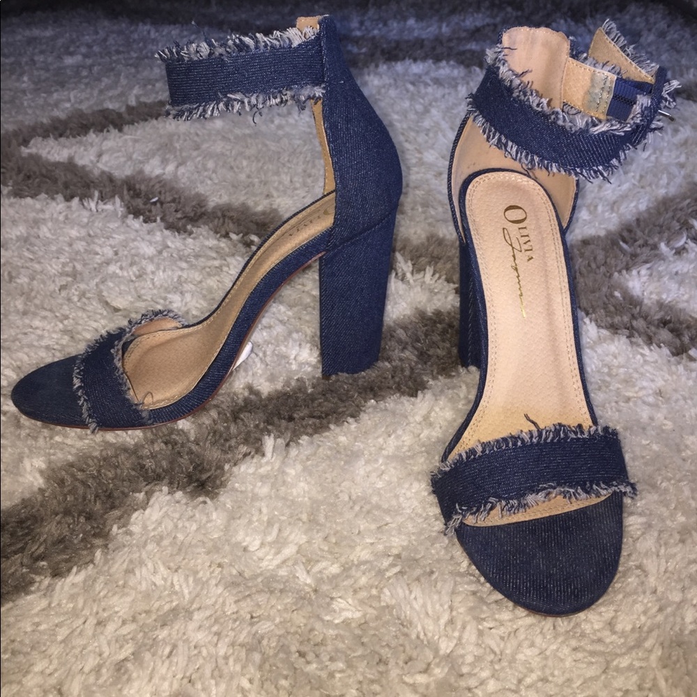 Denim Heels - Picture 2 of 3