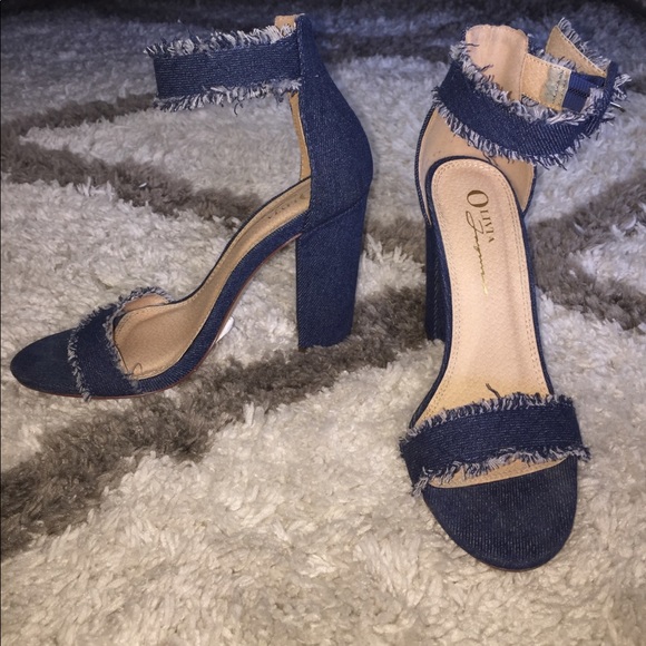 Denim Heels - Picture 2 of 3
