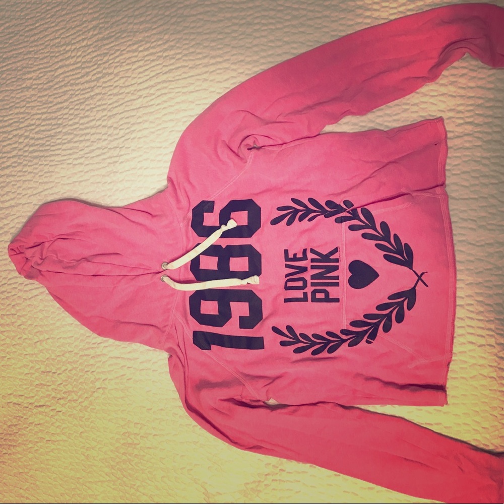 Pink hoodie
