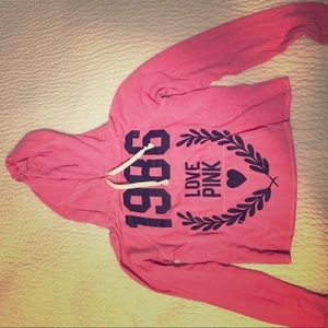 Pink hoodie