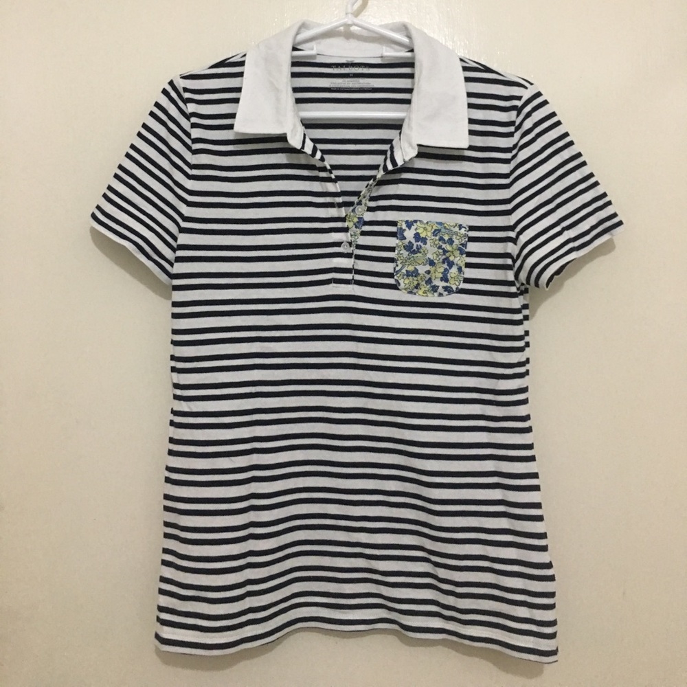 Talbots striped polo shirt