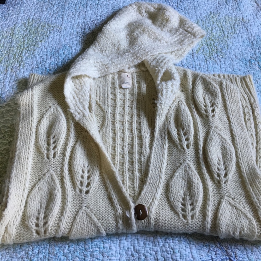Anthropologie oversized vest sweater