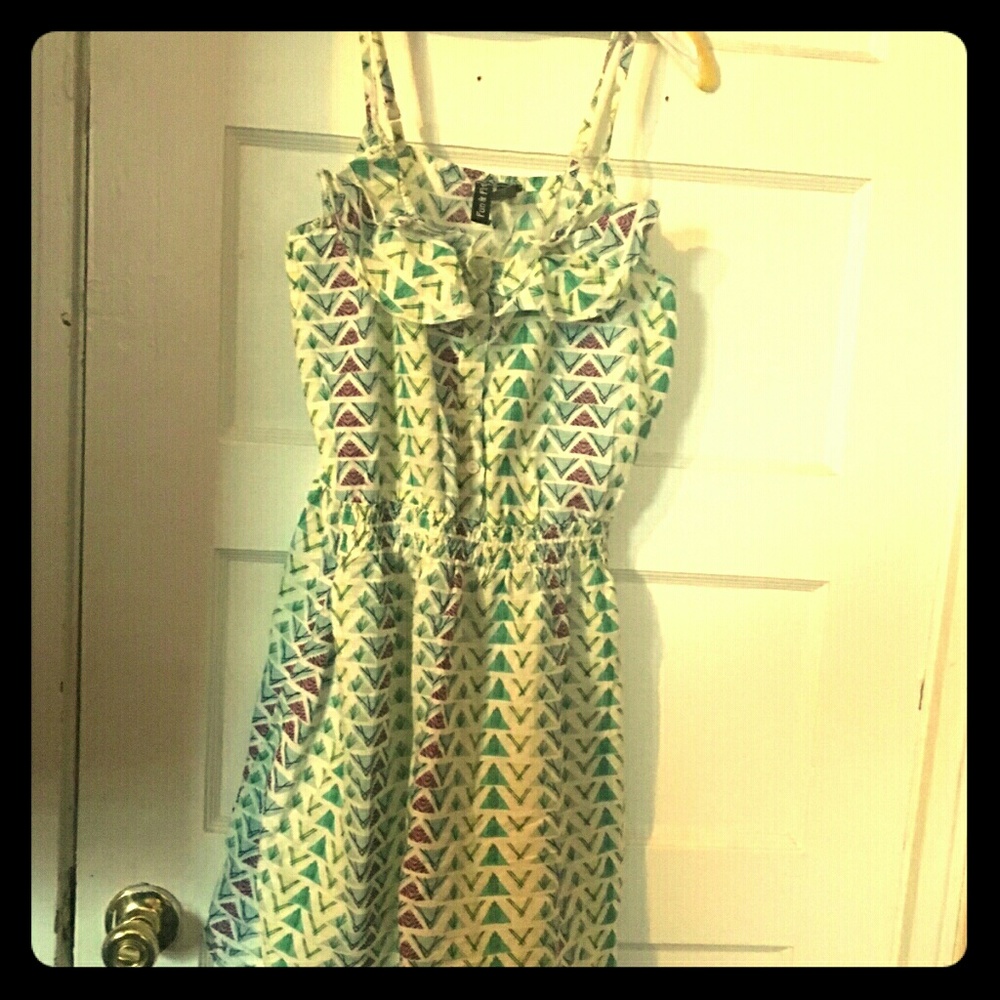Light patterned dress