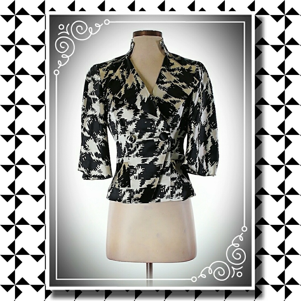 Trina Turk Wool/Silk Designer Blazer