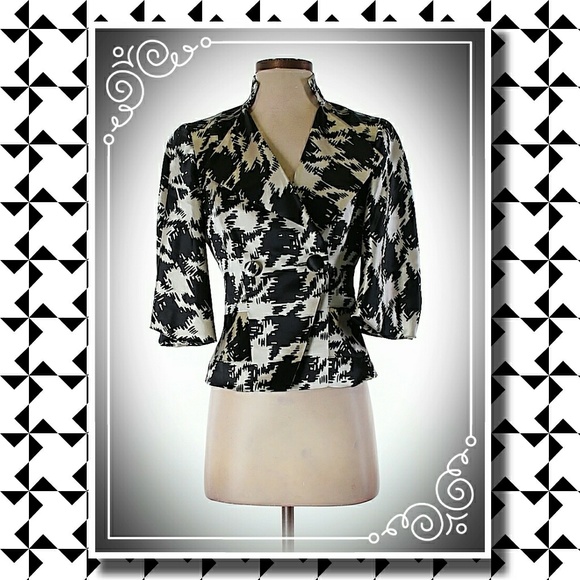 Trina Turk Wool/Silk Designer Blazer - Picture 1 of 1