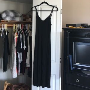 Black Stretchy Maxi style dress