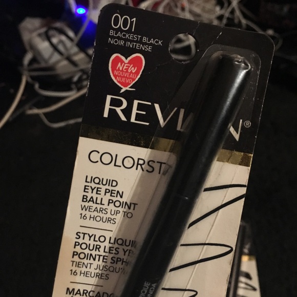 🆕BNWT 3 black liquid Revlon Colorstay eyeliners - Picture 4 of 8