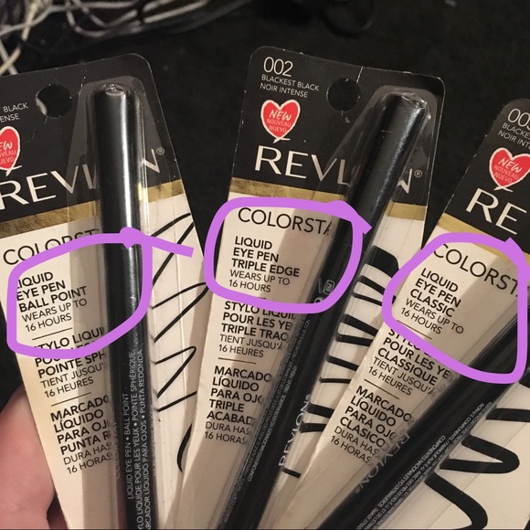 🆕BNWT 3 black liquid Revlon Colorstay eyeliners - Picture 8 of 8
