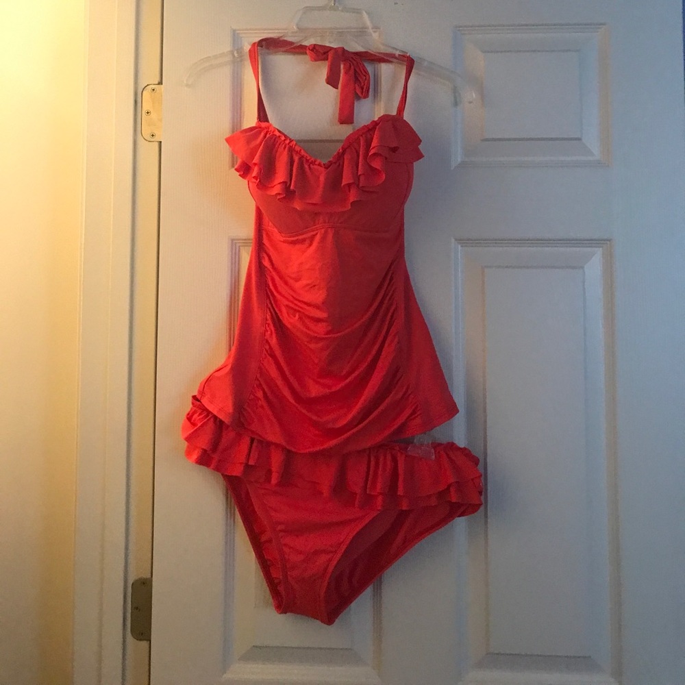 Women's Coral Swimsuit