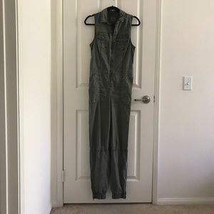 Guess Army Green Jumpsuit size 8
