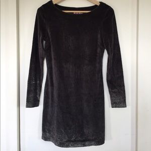 Juicy Couture Velour Dress w/ Metallic Speckle
