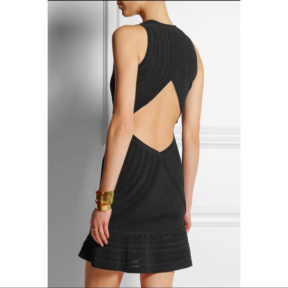 Authentic Roberto Cavalli Backless Knit Mini Dress