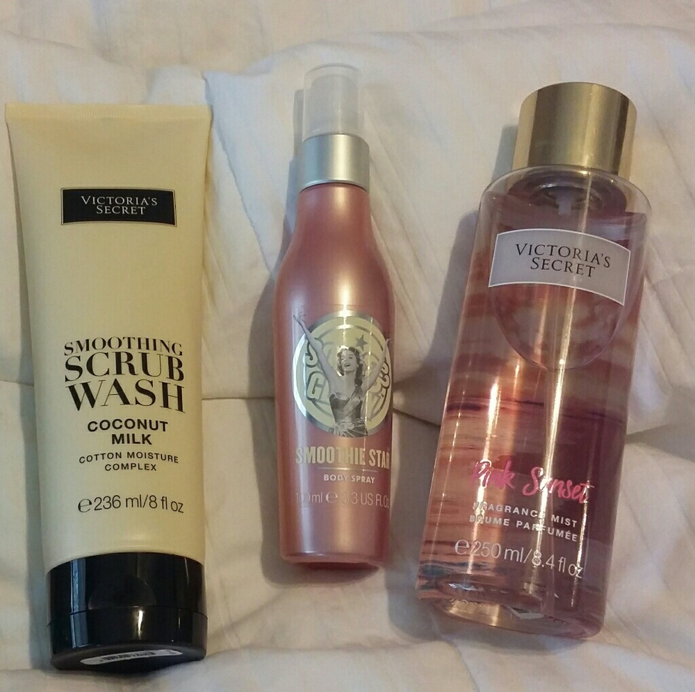 Victoria's Secret body wash/Soap & Glory bundle