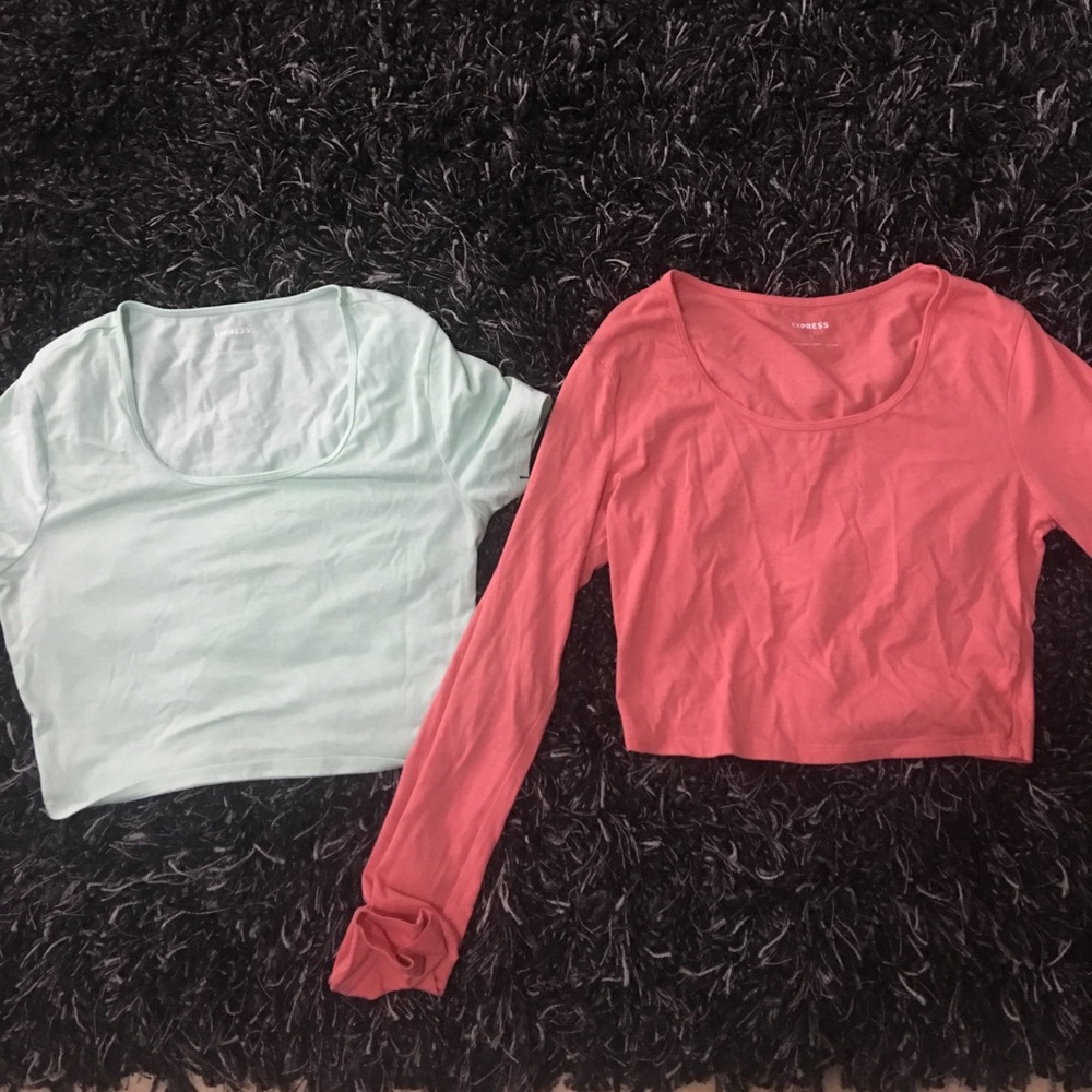 Bundle of 2 Express crop tops
