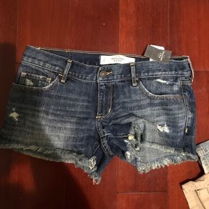 Abercrombie and fitch denim shorts new with tag