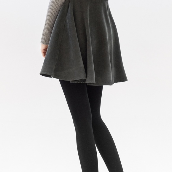 Charcoal Sleeveless Flared Dress - Picture 7 of 8