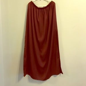 Zara Burgundy maxi skirt