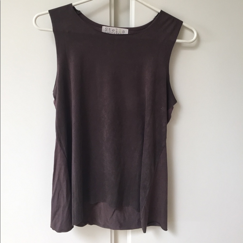 Suede Tank Top