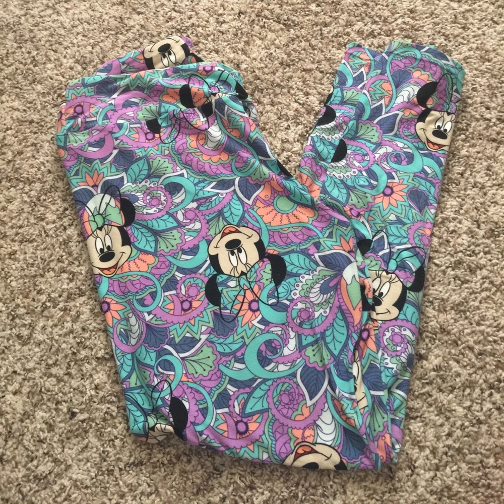LuLaRoe TC Minnie Mouse leggings
