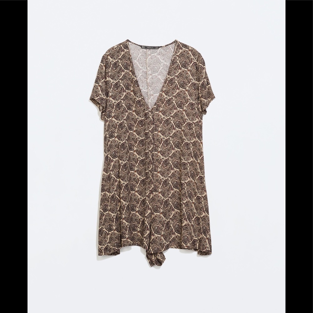Zara Paisley romper