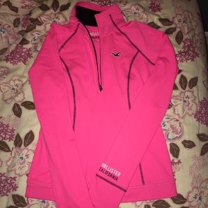 Hollister S active wear quarter zip