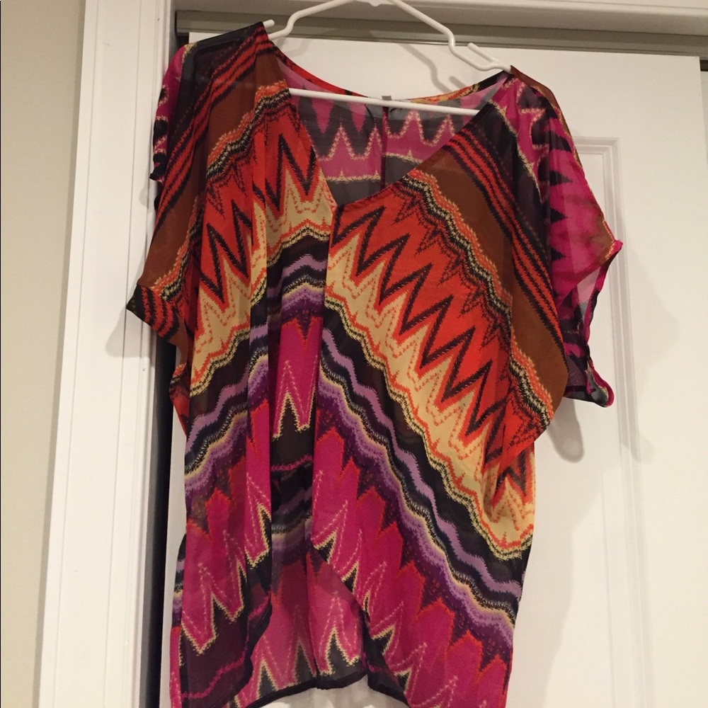 Charlotte Russe boho styled shirt