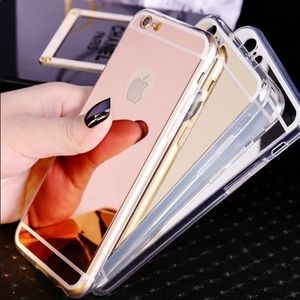 💕iPhone 7 Luxury Chrome Mirror Cover, SILVER💕