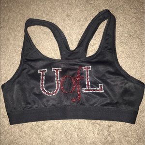 University of Louisville cheer sports bra